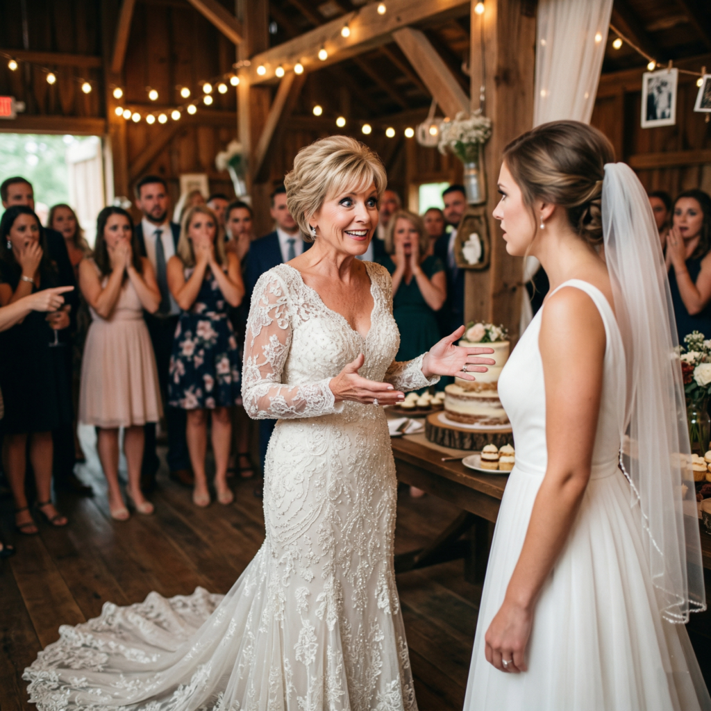 mother in law wore white to my wedding